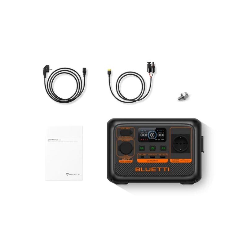 KIT Station électrique BLUETTI AC2P avec Panneau Solaire 200W