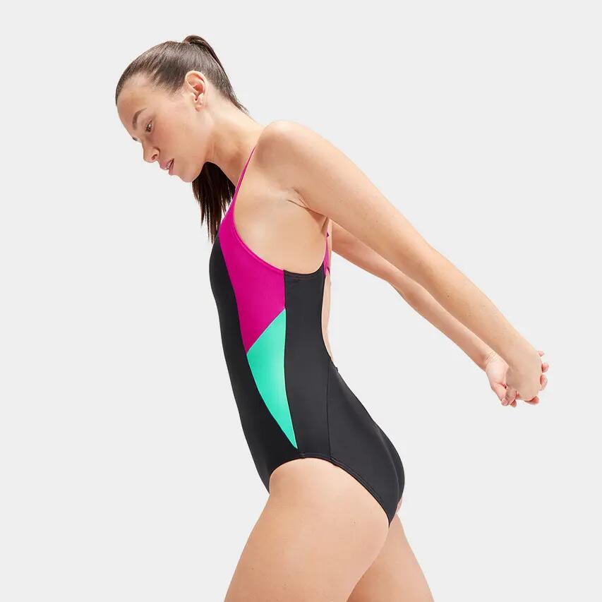 Speedo Colourblock Splice Muscleback Badeanzüge Dame 5/5