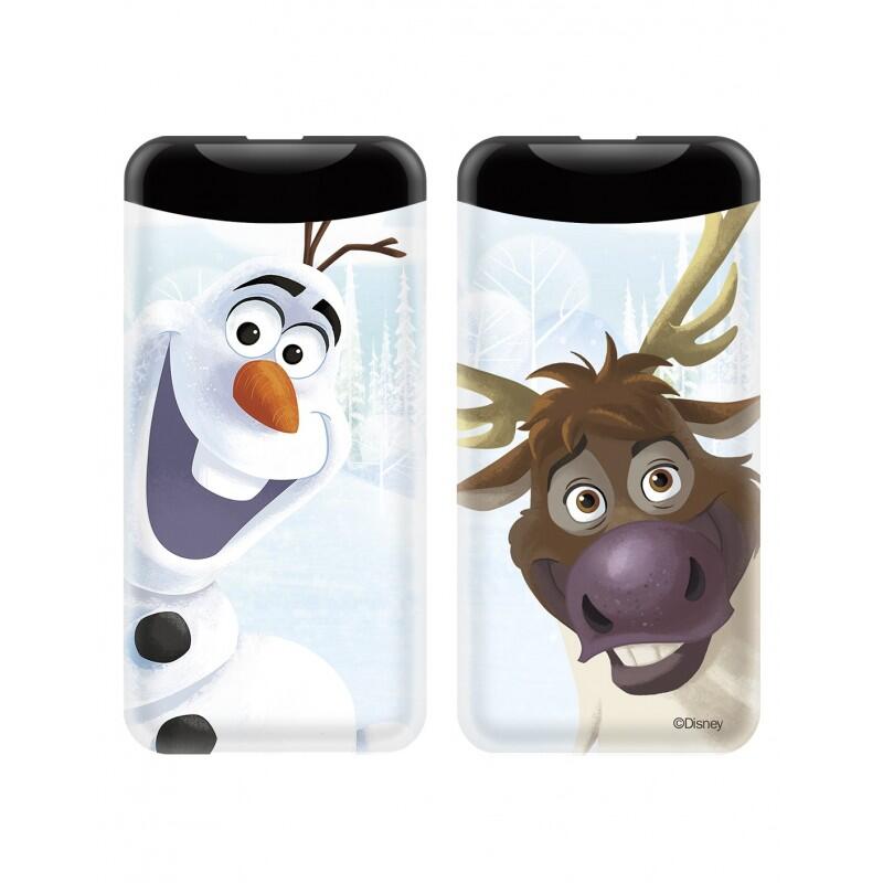 Powerbank ert power bank 2xsided 6000 mah frozen (olaf&sven)