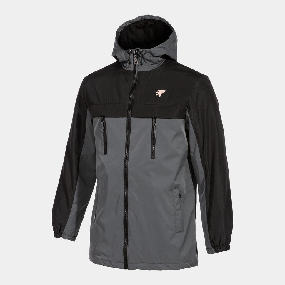 Kurtka anorak przeciwdeszczowa męska Joma Explorer z kapturem polarowa podszewka