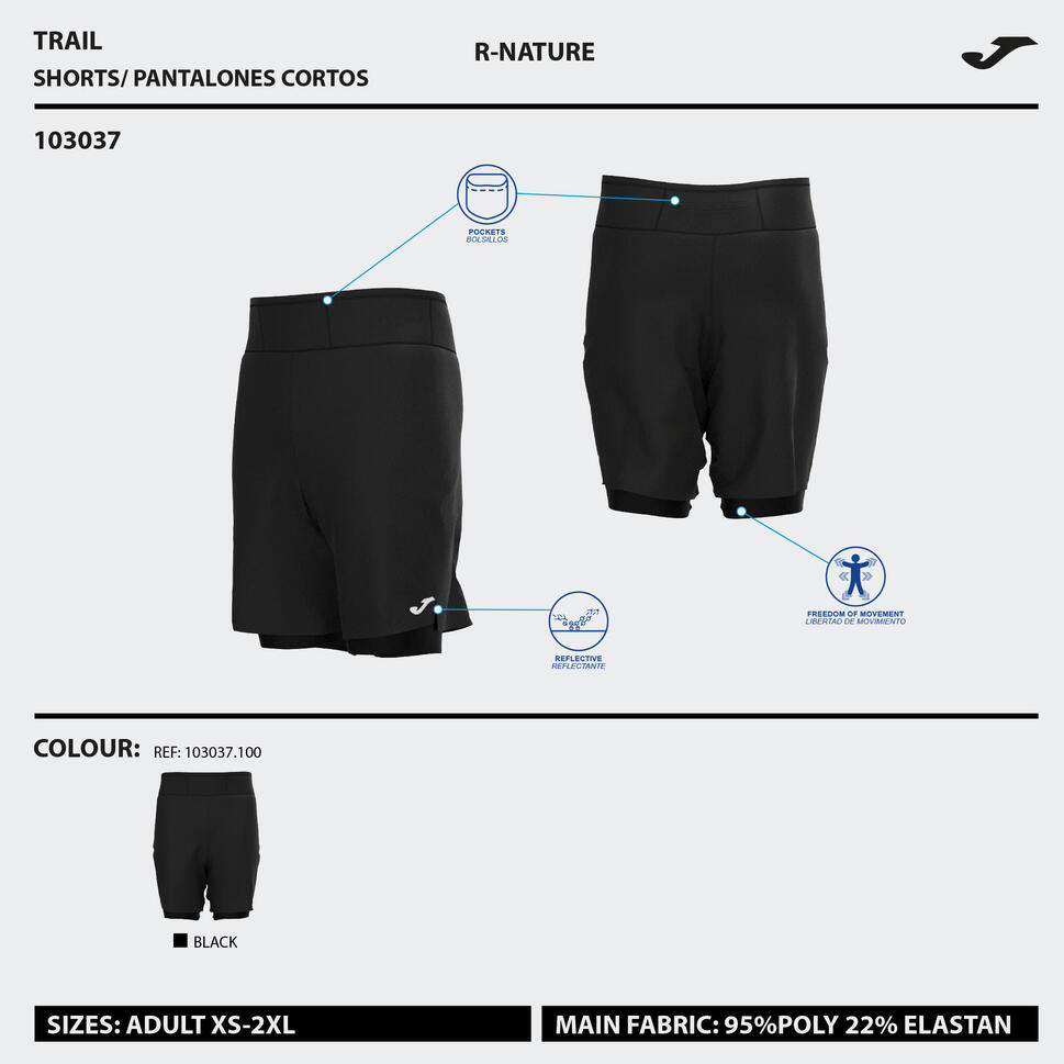 Spodenki do biegania męskie Joma Explorer