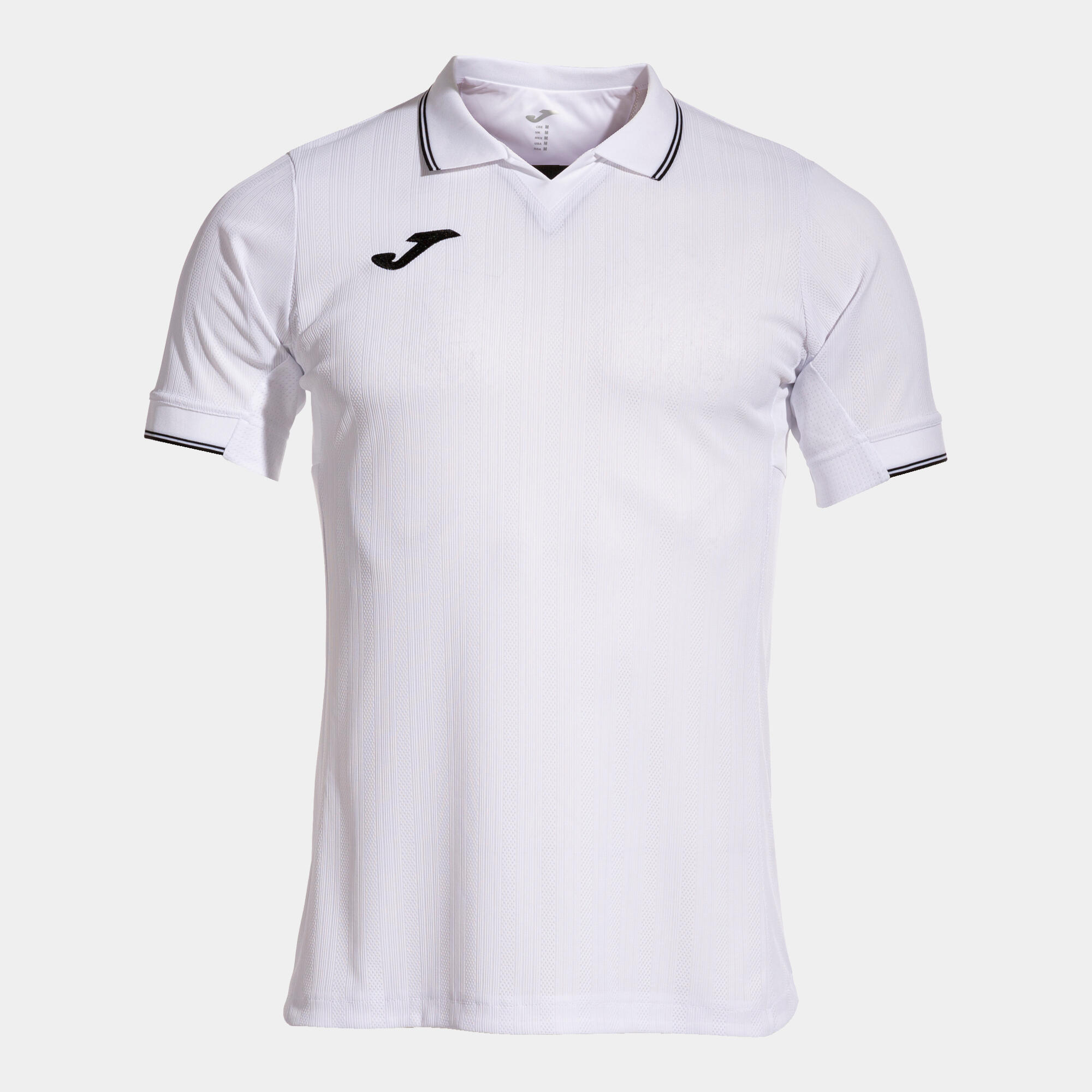 Maillot Manches Courtes Football Homme Joma Fit one Blanc 4/4