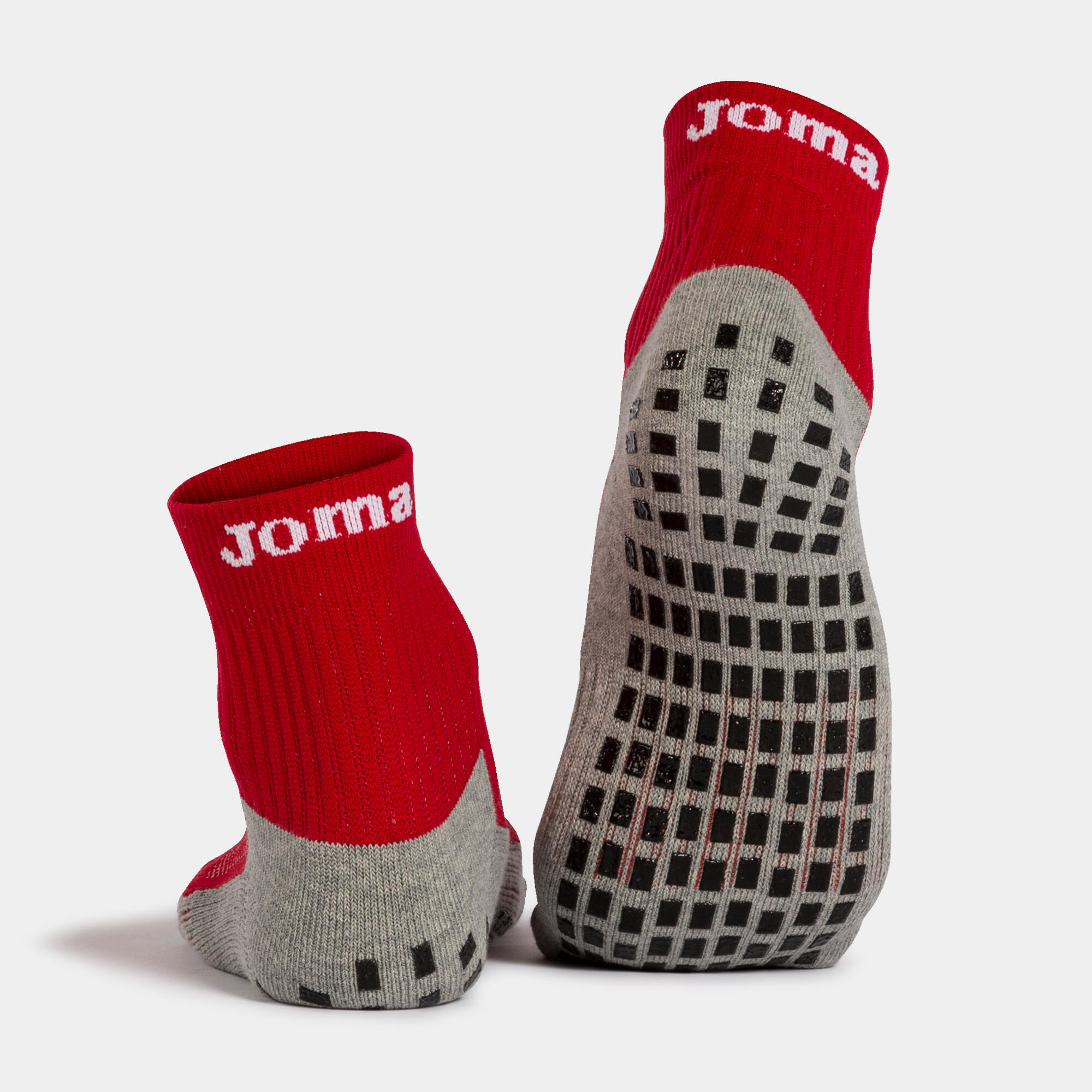 Chaussettes Football Adulte Joma Anti-Slip Rouge 3/4