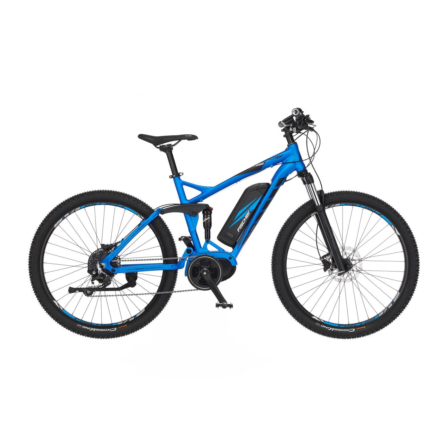 FISCHER BIKE FISCHER E-Mountainbike Montis EM 1862 - blau, RH 48 cm, 27,5 Zoll, 557 Wh