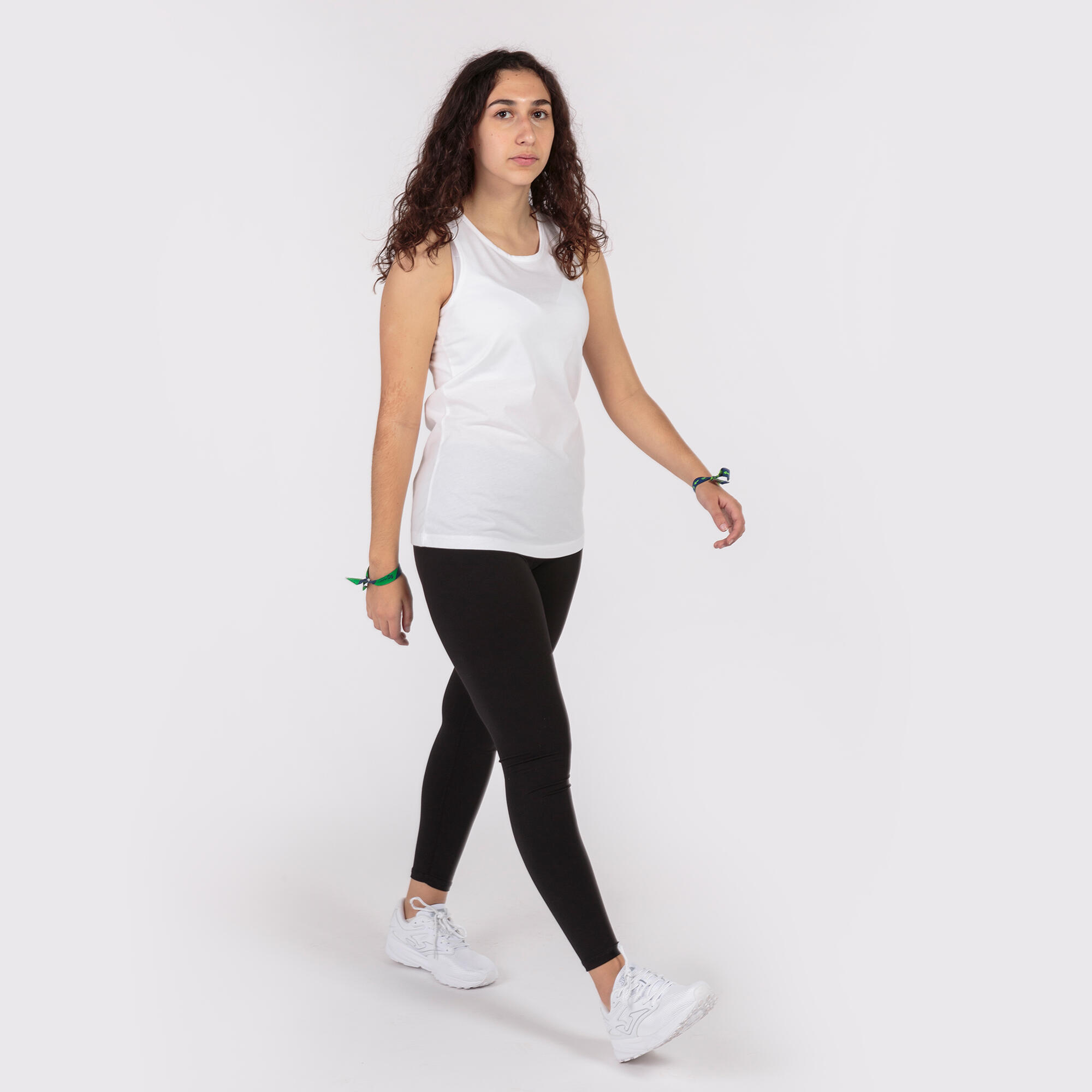 Camiseta Tirantes Fitness Niños Joma Oasis Blanco 5/5