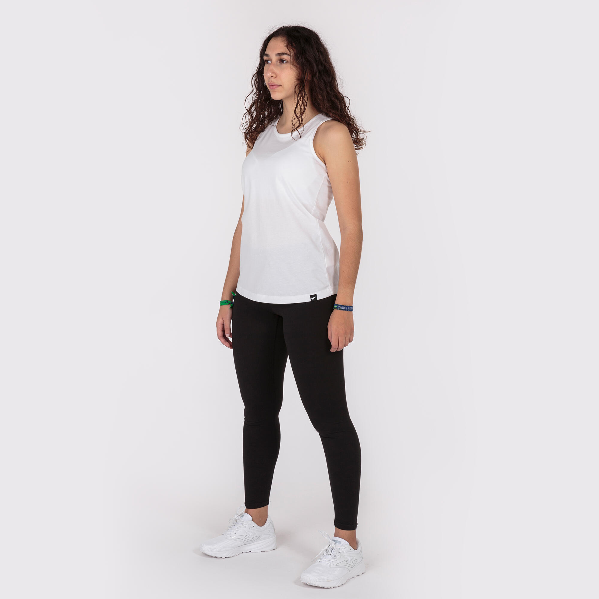 Camiseta Tirantes Fitness Niños Joma Oasis Blanco 4/5
