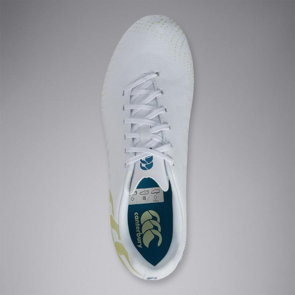 Scarpe Da Calcio Per Bambini Canterbury Speed Infinite Team Fg Bianche 4/7