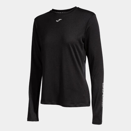 Maillot Manches Longues Running Femme Joma R-Nature Noir