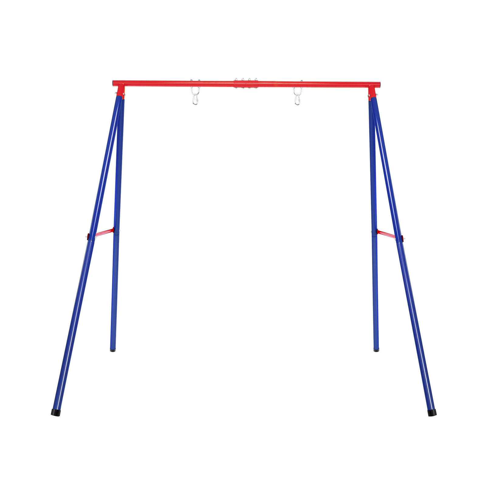 1.8M Metal Swing Stand A-Frame Hammock Rack Playground Garden No Swing Seat) Red