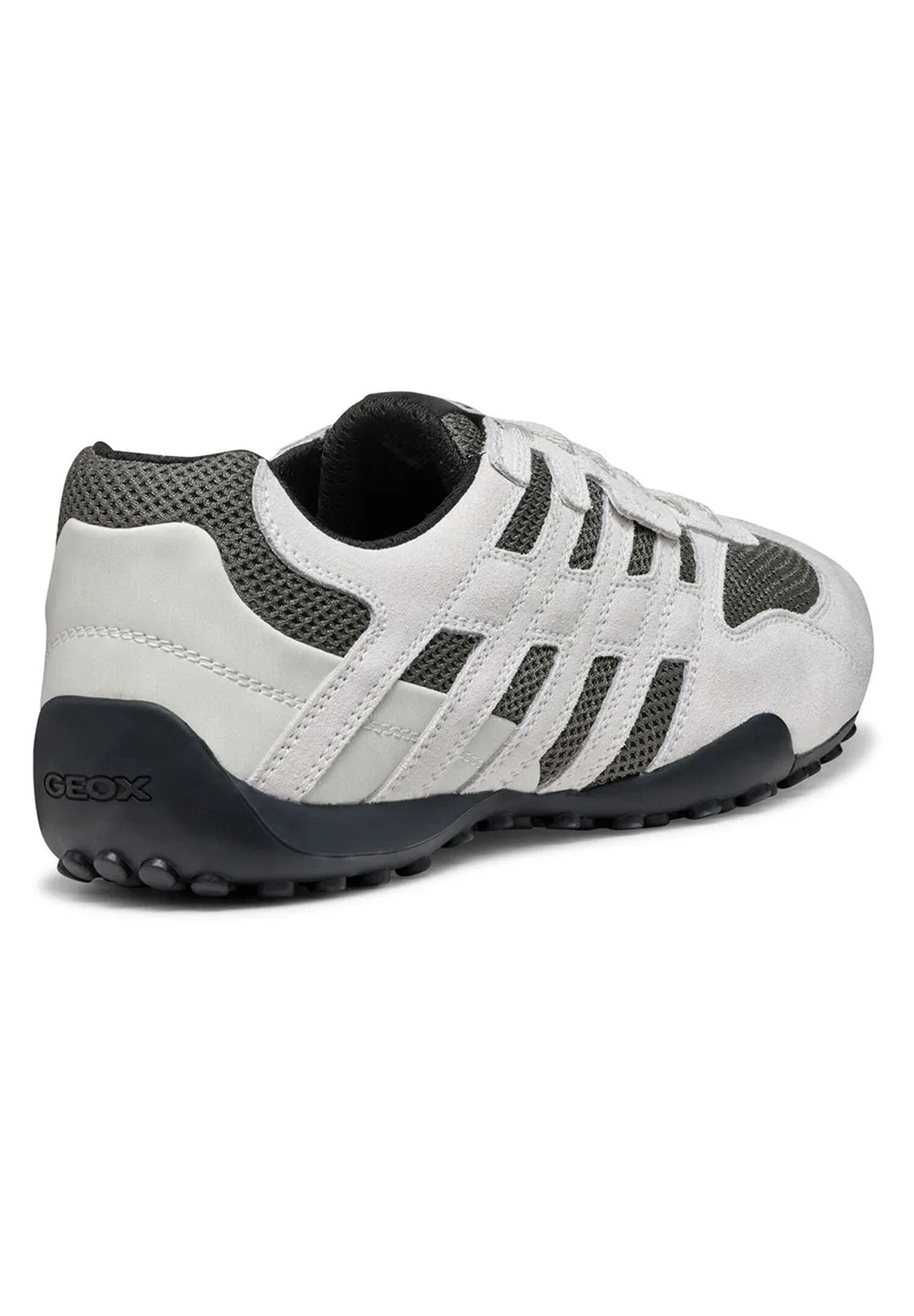 Geox U Snake Original A -  Herren Leder Sneaker U55MNA 02214 C0663 Weiß 3/5
