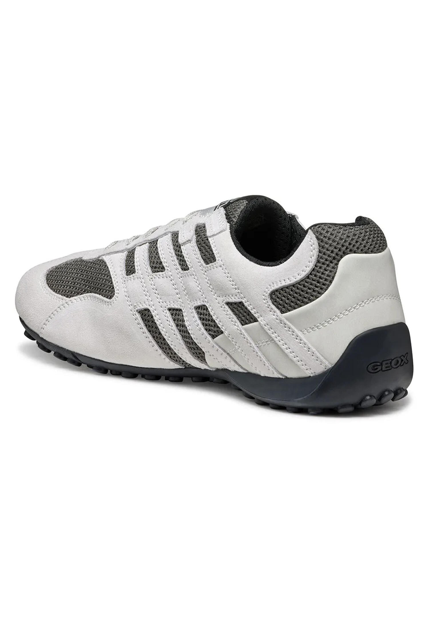 Geox U Snake Original A -  Herren Leder Sneaker U55MNA 02214 C0663 Weiß 2/5