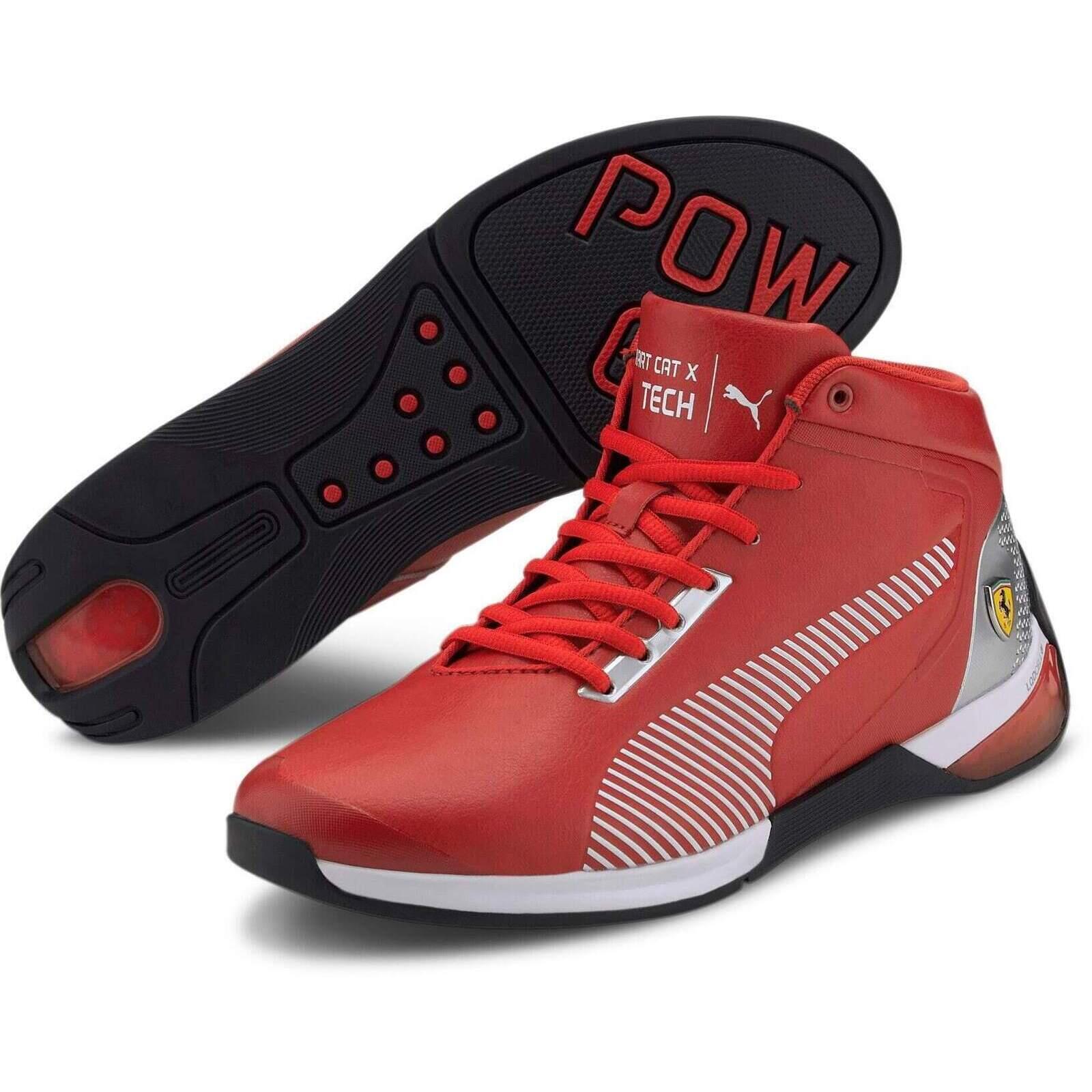 Sportschoenen Puma Ferrari Race Kart Cat-X Mid, Rood, Mannen 3/5