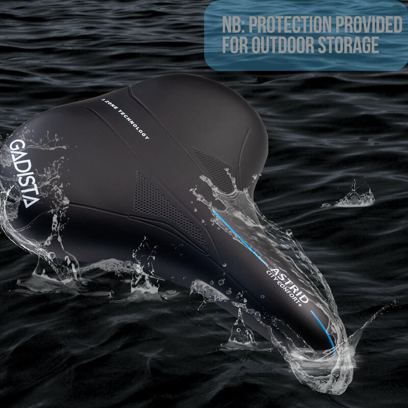 Selle velo ASTRID XXL confortable fait mains en ITALIE technologie 3ZONES