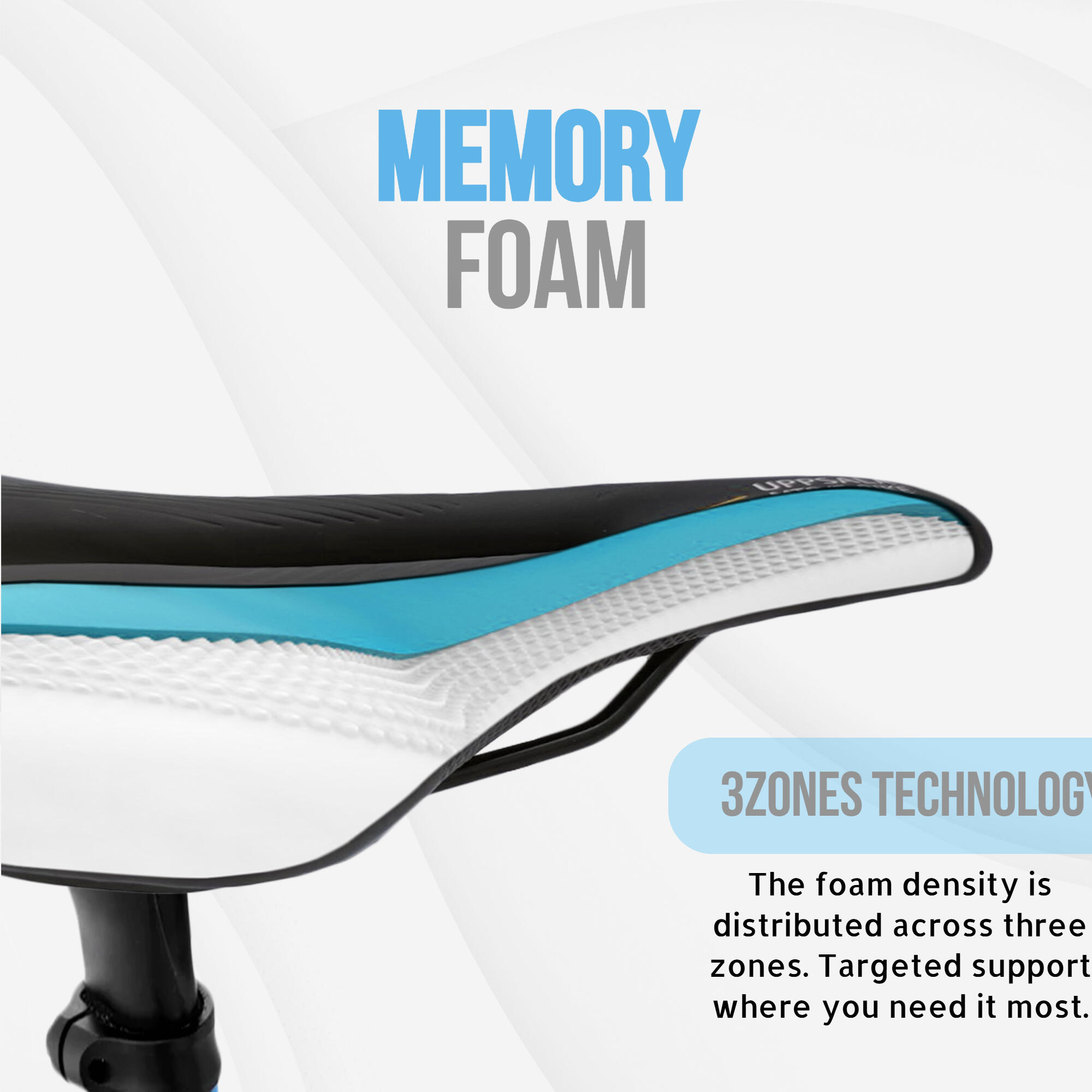 Selle velo FREYA confortable fait mains en ITALIE technologie brevetée 3ZONES 7/7