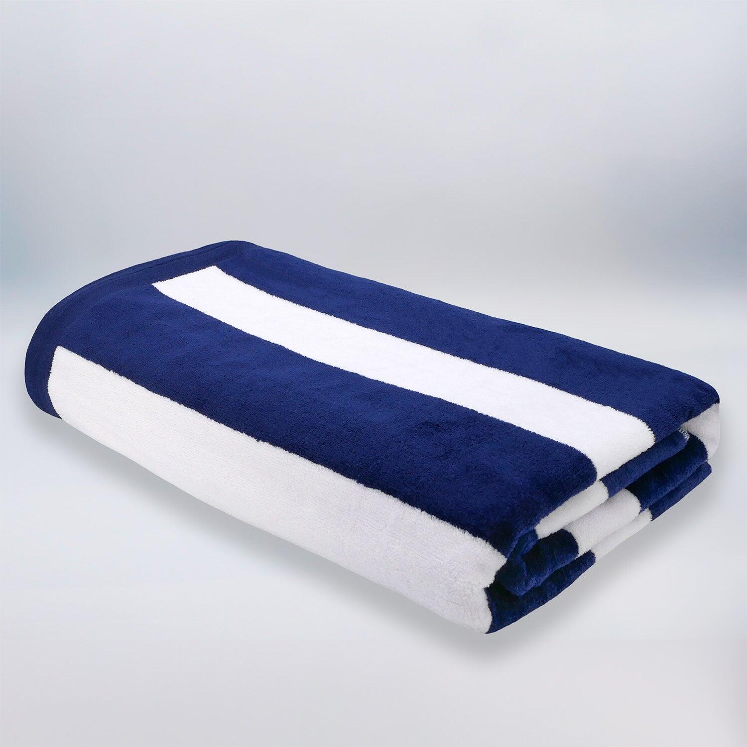 Toalla de playa - Bahia Bleu Marine - 100x175cm - 470g/m² 3/4