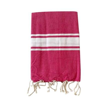 Fouta plate traditionnelle - Kozo Vert Emeraude - 100x200cm - 190g/m²