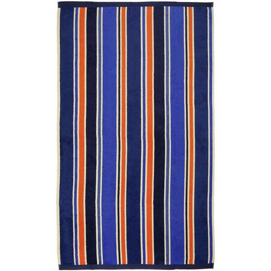 Telo Mare Spugna Velluto Jacquard Blu 100x175 470g/m² - Kapados