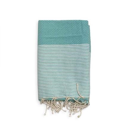 Fouta traditionnelle Mikanda Gris 100x200 190g/m²