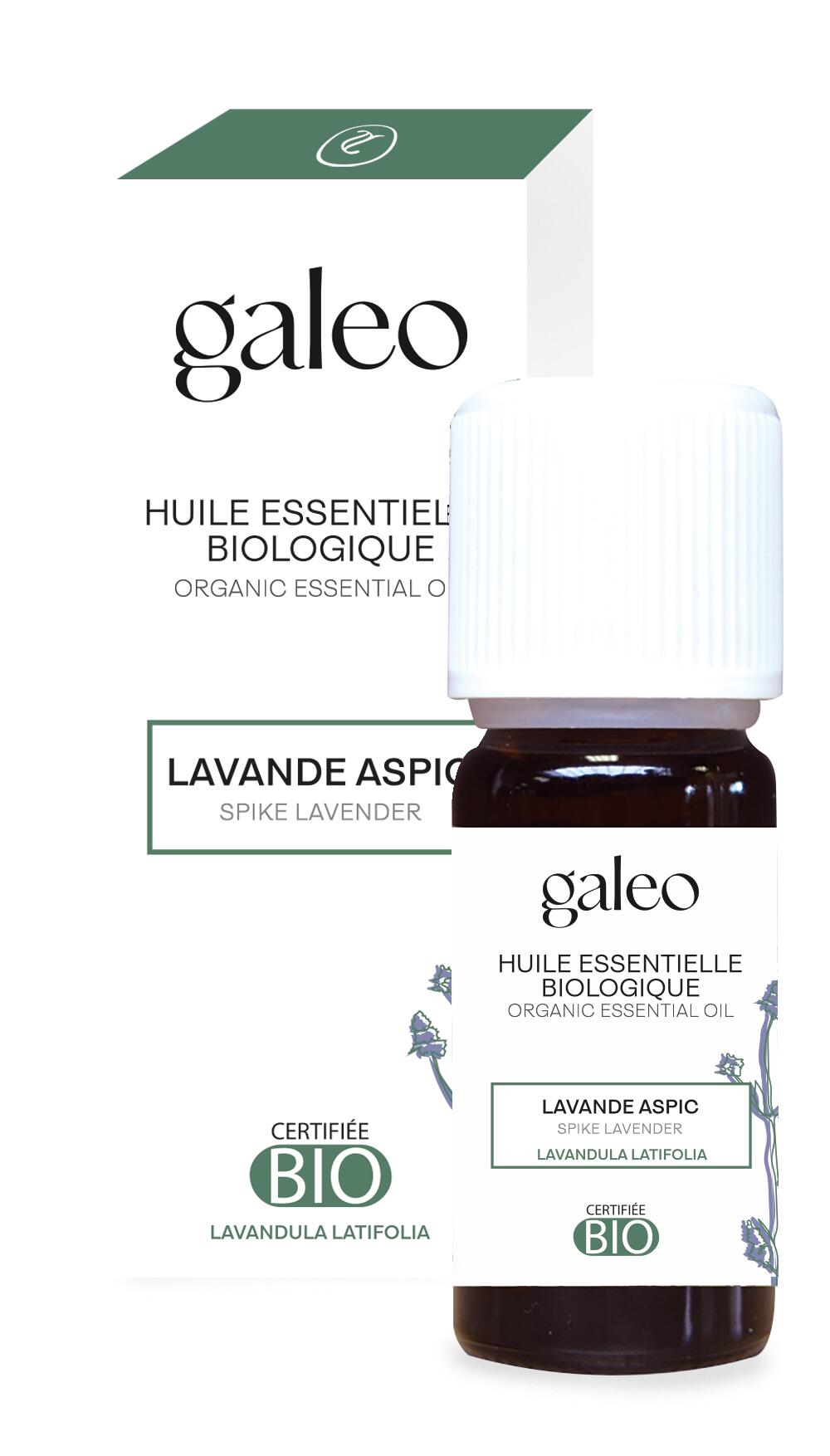 HUILE ESSENTIELLE BIOLOGIQUE 10 ML LAVANDE ASPIC 1/1