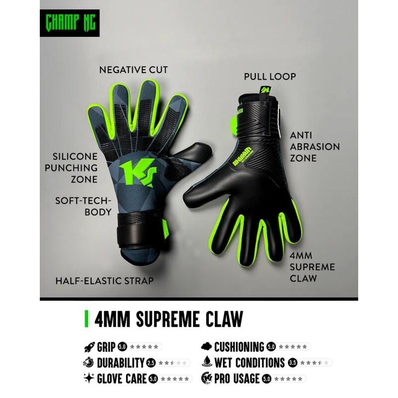 KEEPERSPORT Varan8 Champ NC Demon Torwarthandschuhe. 4/7
