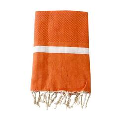 Fouta nid d'abeille traditionnelle Rose 200x200 190g/m² - Mikanda Fuchsia XL