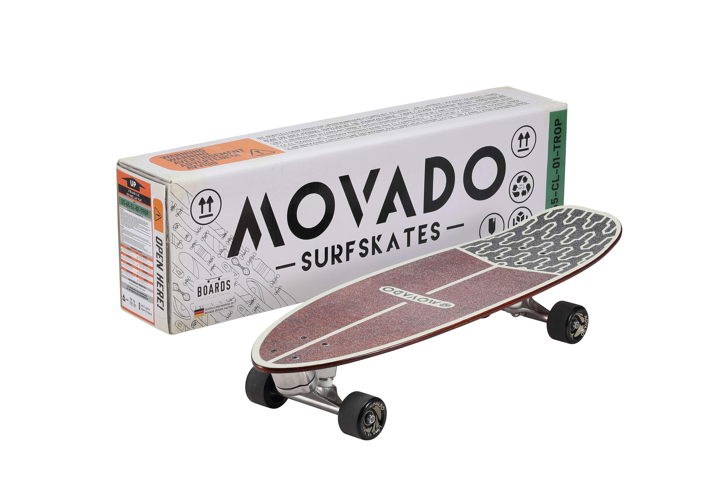Longboard Skateboard 65 mm Vintage Cruiser 5/6