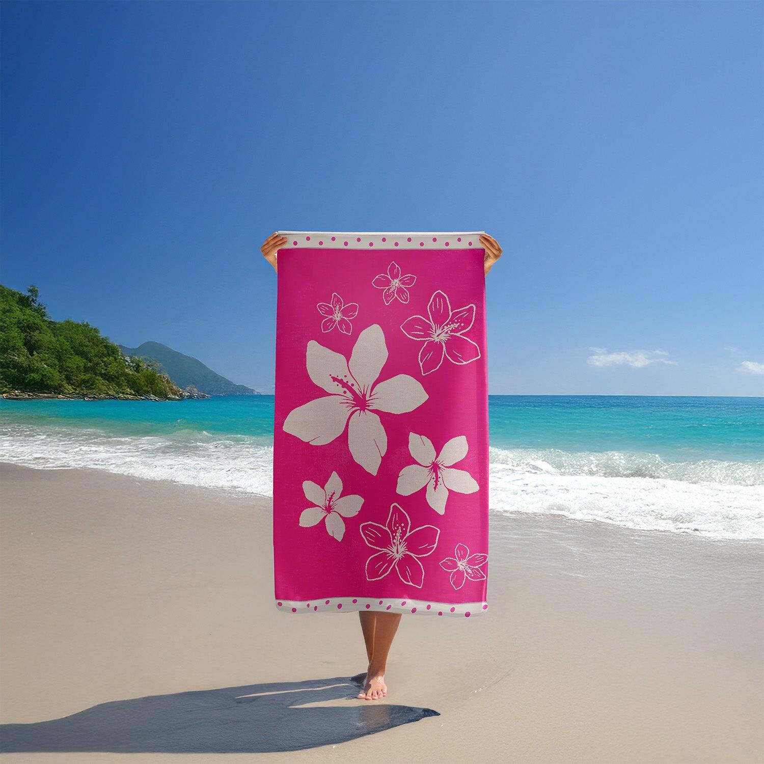 Jacquard-Velours-Frottee-Strandtuch – Wasaga – 100x175cm – 470g/m² 2/4