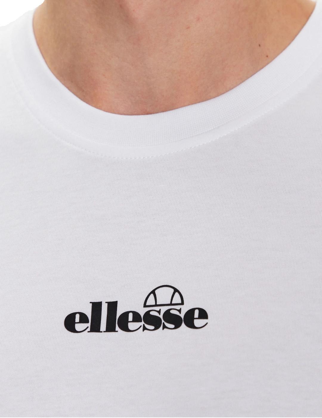 T-shirt pour homme Ellesse Ollio Blanc 3/4