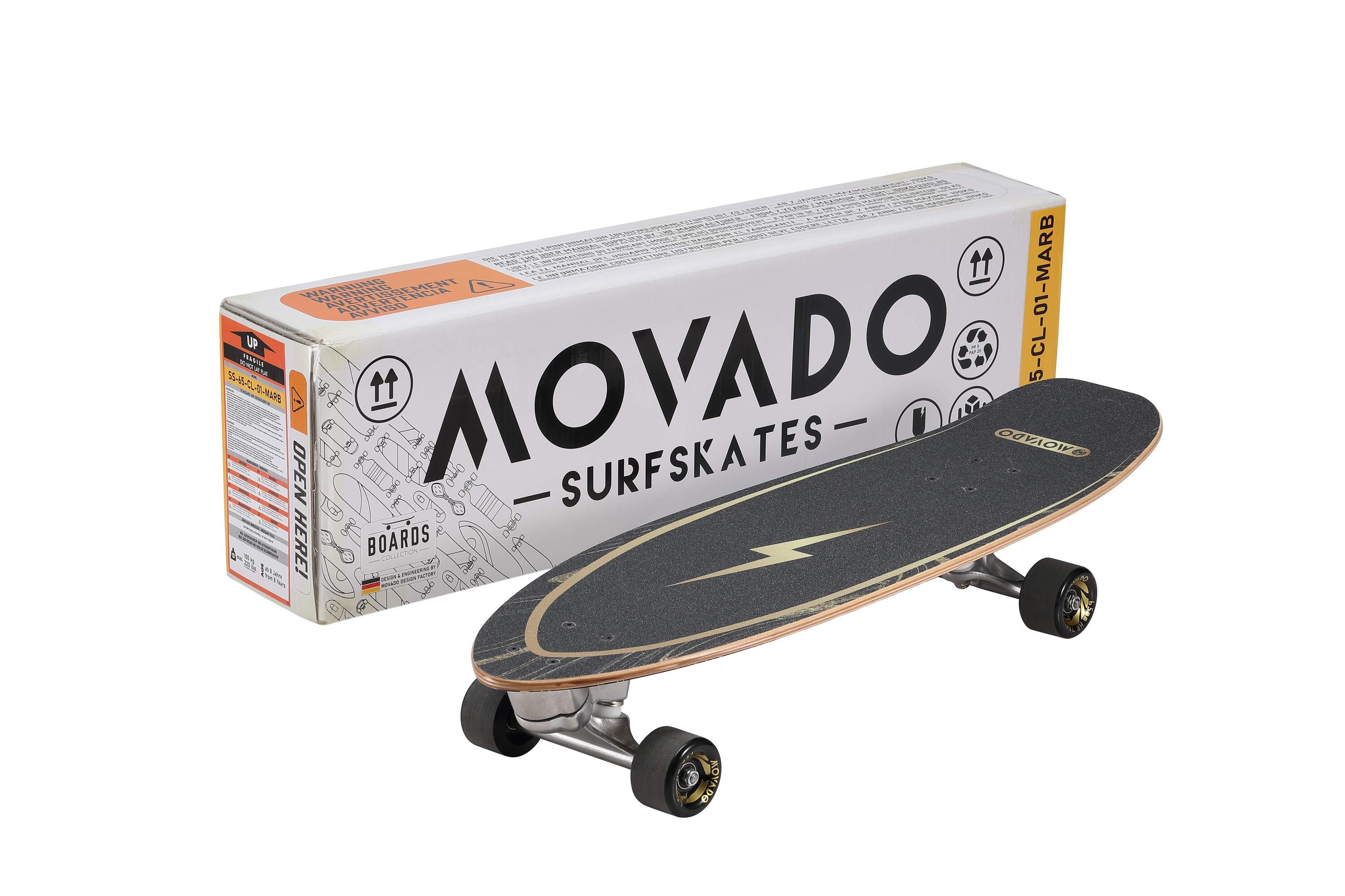 Longboard Skateboard 65 mm Vintage Cruiser 5/6