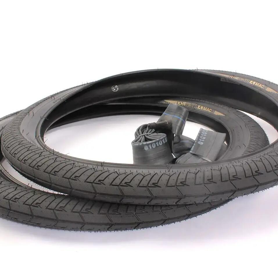 BMX tyres: 2x MAC3 + 2x KHE Twiggy inner tubes