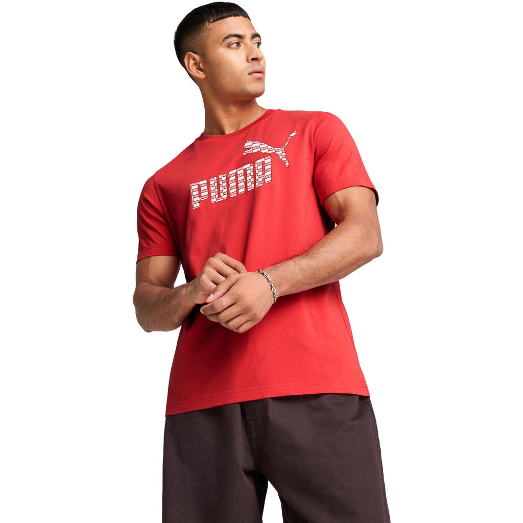тениска Puma United Tee, червен, Мъже