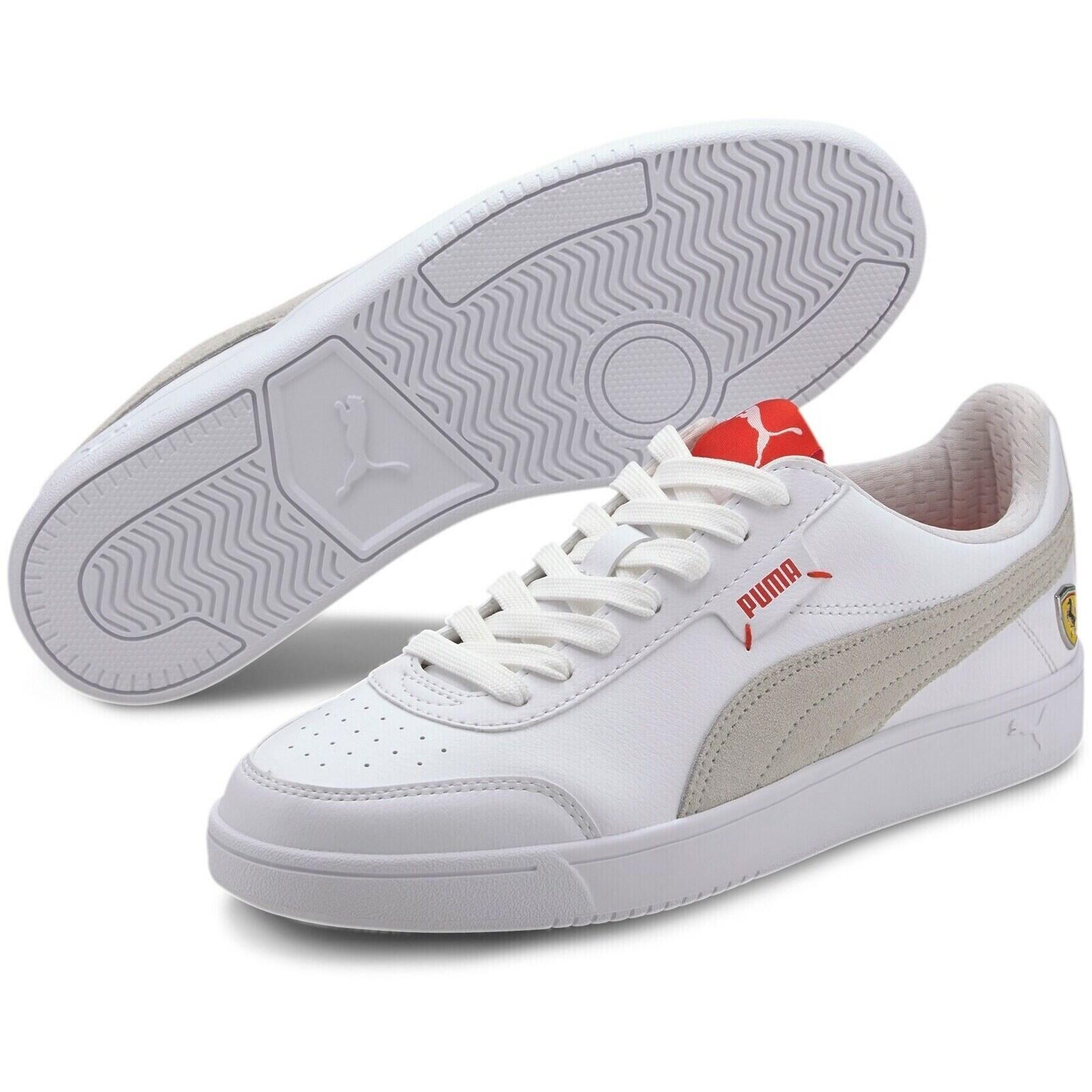 Scarpe da ginnastica Puma Ferrari Race Court Legend, Bianca, Unisex 3/5