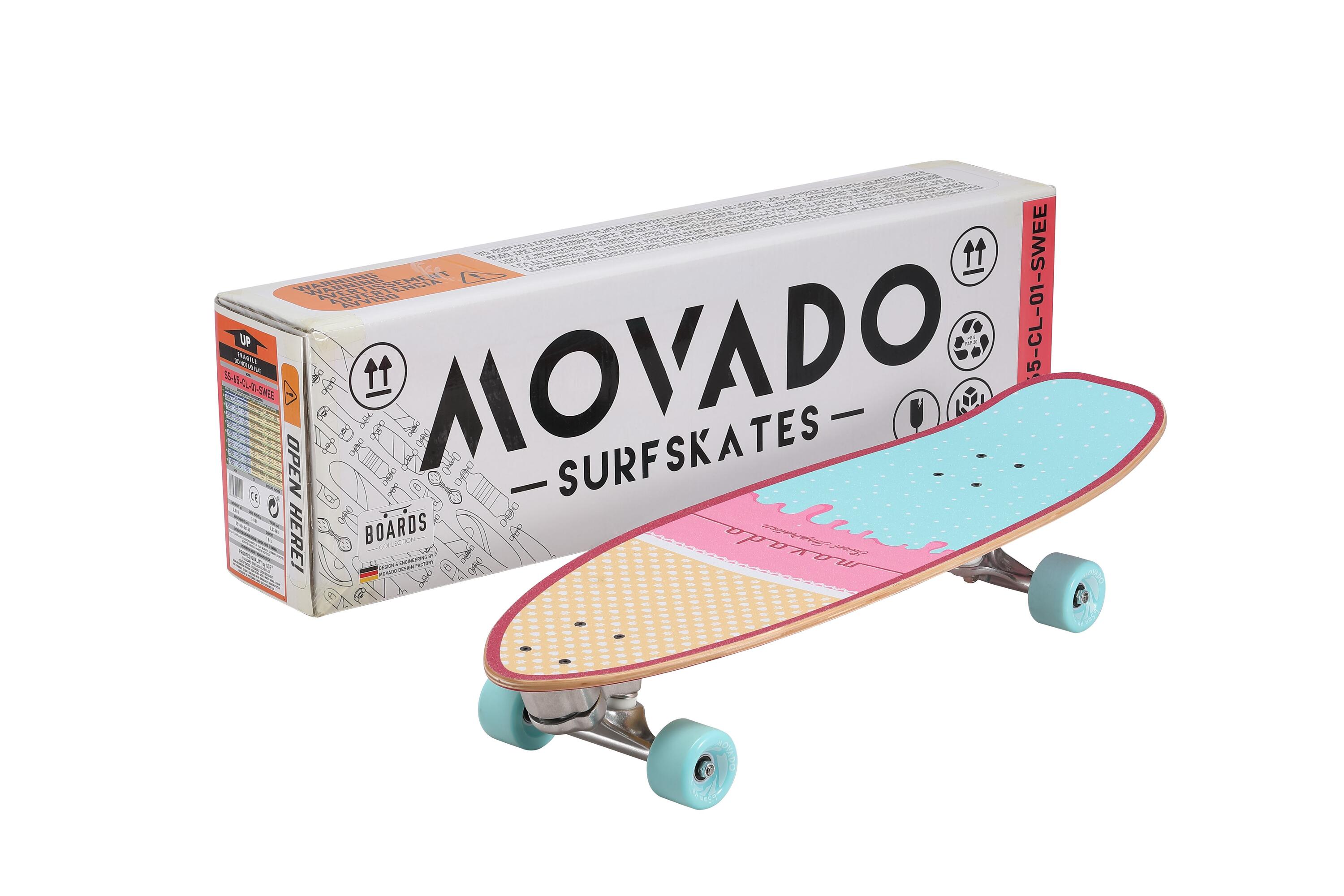 Longboard Skateboard 65 mm Vintage Cruiser 5/6