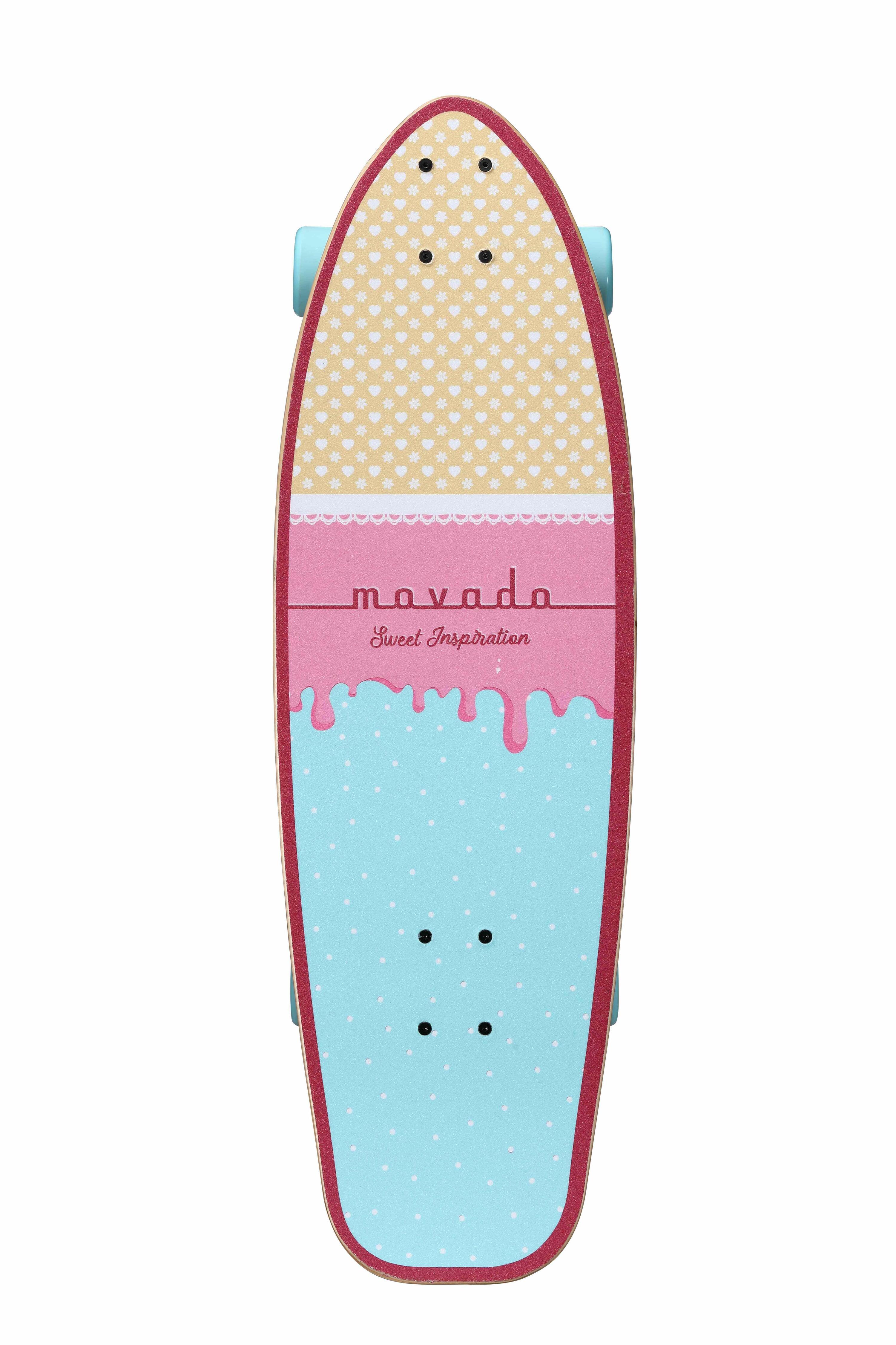 Longboard Skateboard 65 mm Vintage Cruiser 2/6