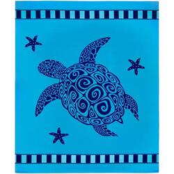 Serviette de plage XL microfibre Bleu 140x170 220g/m² - Galapagos