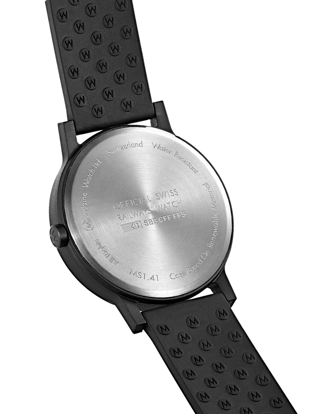 Mens Watch Mondaine MS1.41110.RB, Quartz, 40mm, 3ATM 4/5