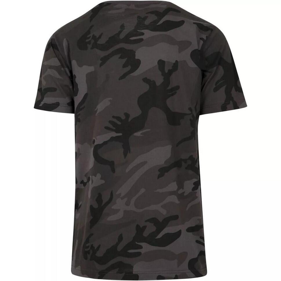 Męska Koszulka Z Okrągłym Dekoltem Camo