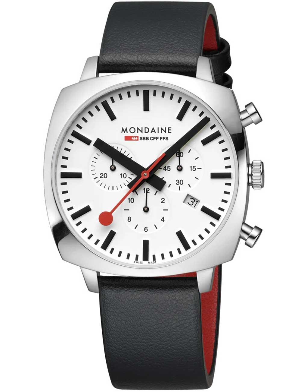 Herrenuhr Mondaine MSL.41410.LBV.SET, Quartz, 41mm, 5ATM 2/5