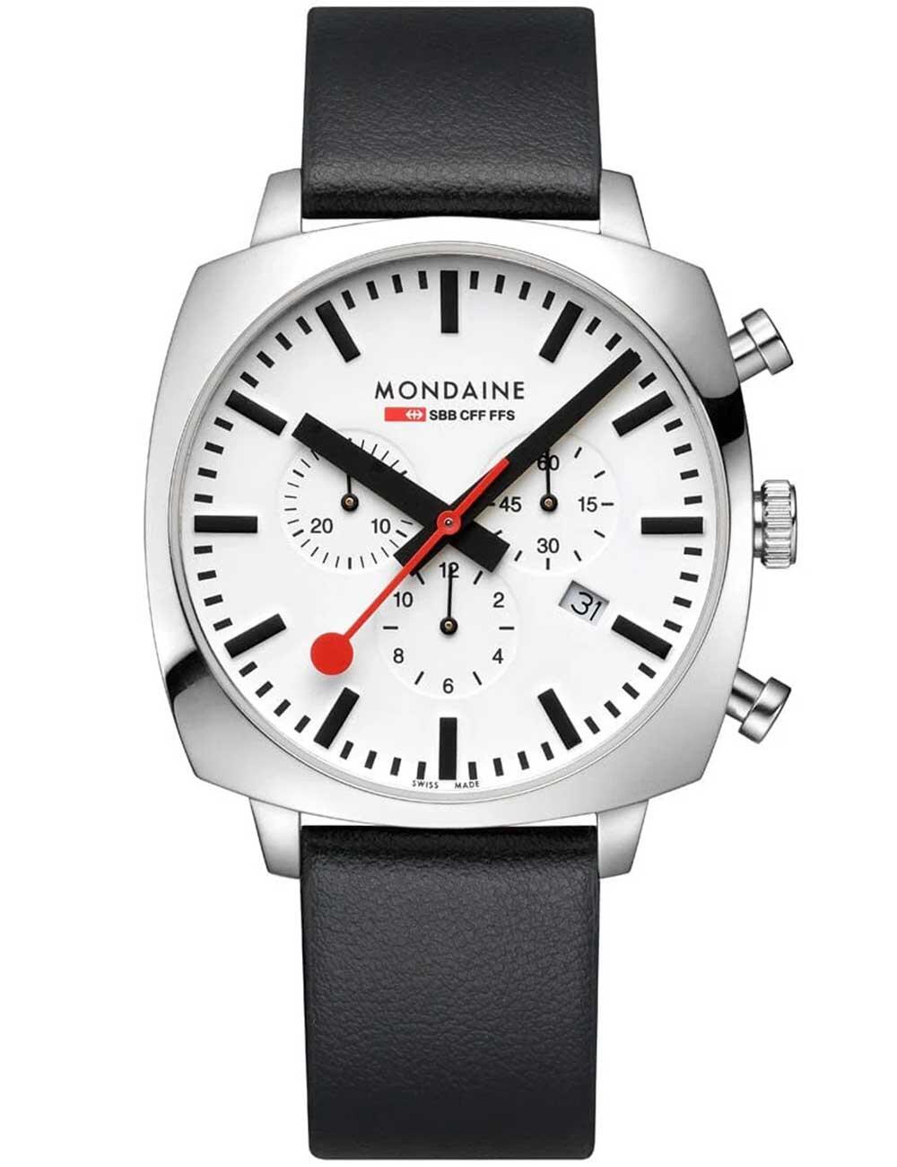Herrenuhr Mondaine MSL.41410.LBV.SET, Quartz, 41mm, 5ATM 3/5