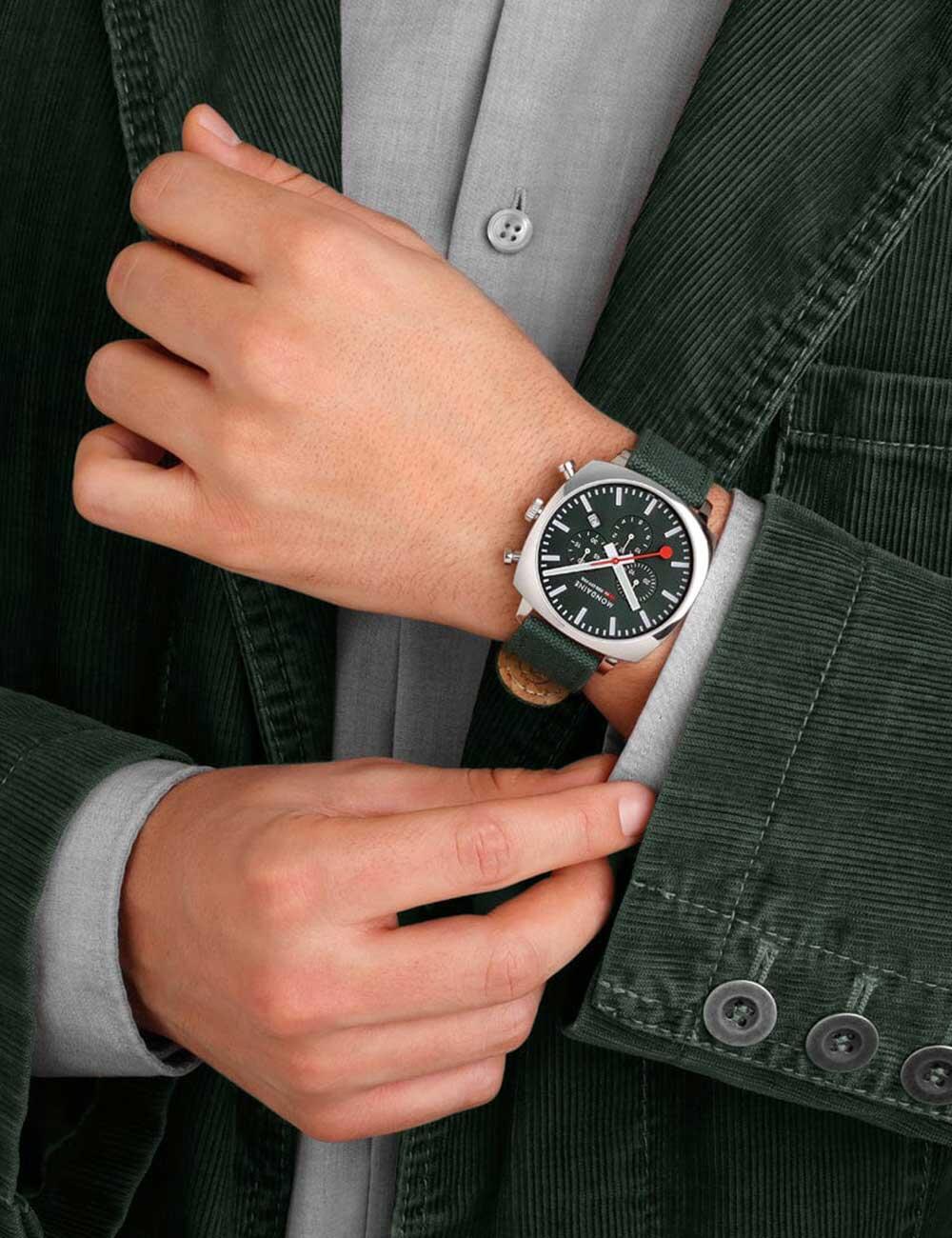 MSL.41460.LF.SET Cushion Chrono 4/5