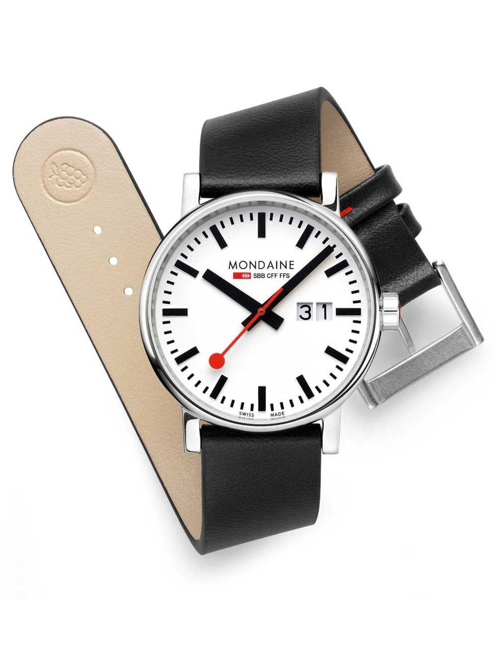 Herrenuhr Mondaine MSE.40210.LBV, Quartz, 40mm, 3ATM 3/5
