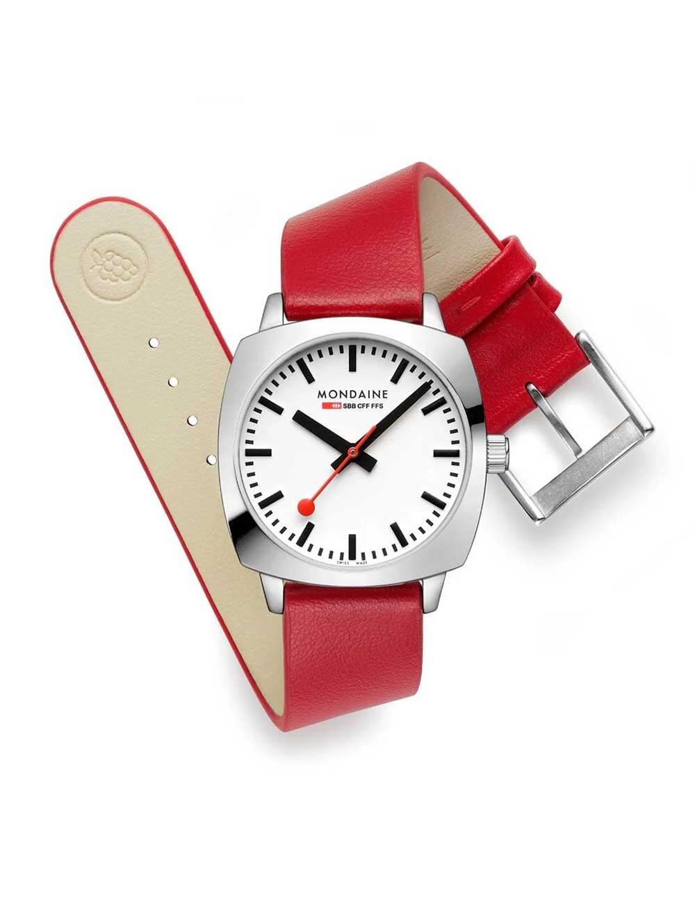 Damenuhr Mondaine MSL.31110.LCV, Quartz, 31mm, 5ATM 3/5