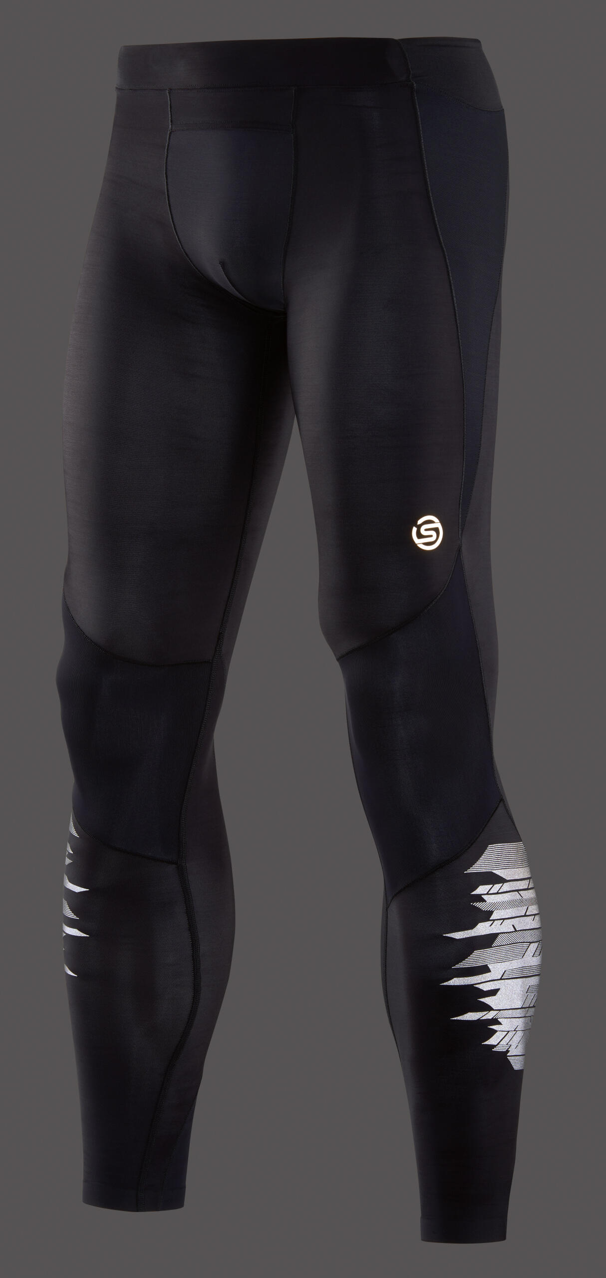 Skins A400 Starlight Mens Black Long Tights | Decathlon