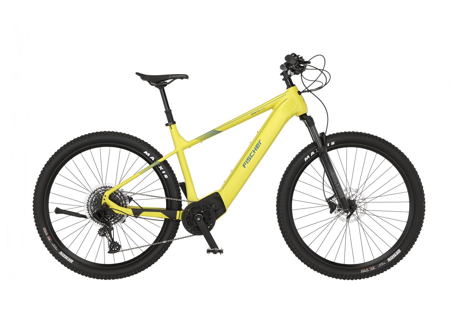 FISCHER BIKE FISCHER MONTIS 8.0i MTB E-Bike - gelb, 29 Zoll, RH 46 cm, 711 Wh