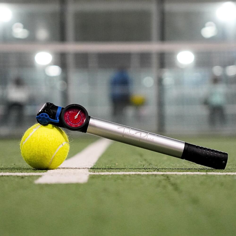 Bomba de ar de última geração com manômetro de 27cm - TuboPlus - Alumínio 4/4