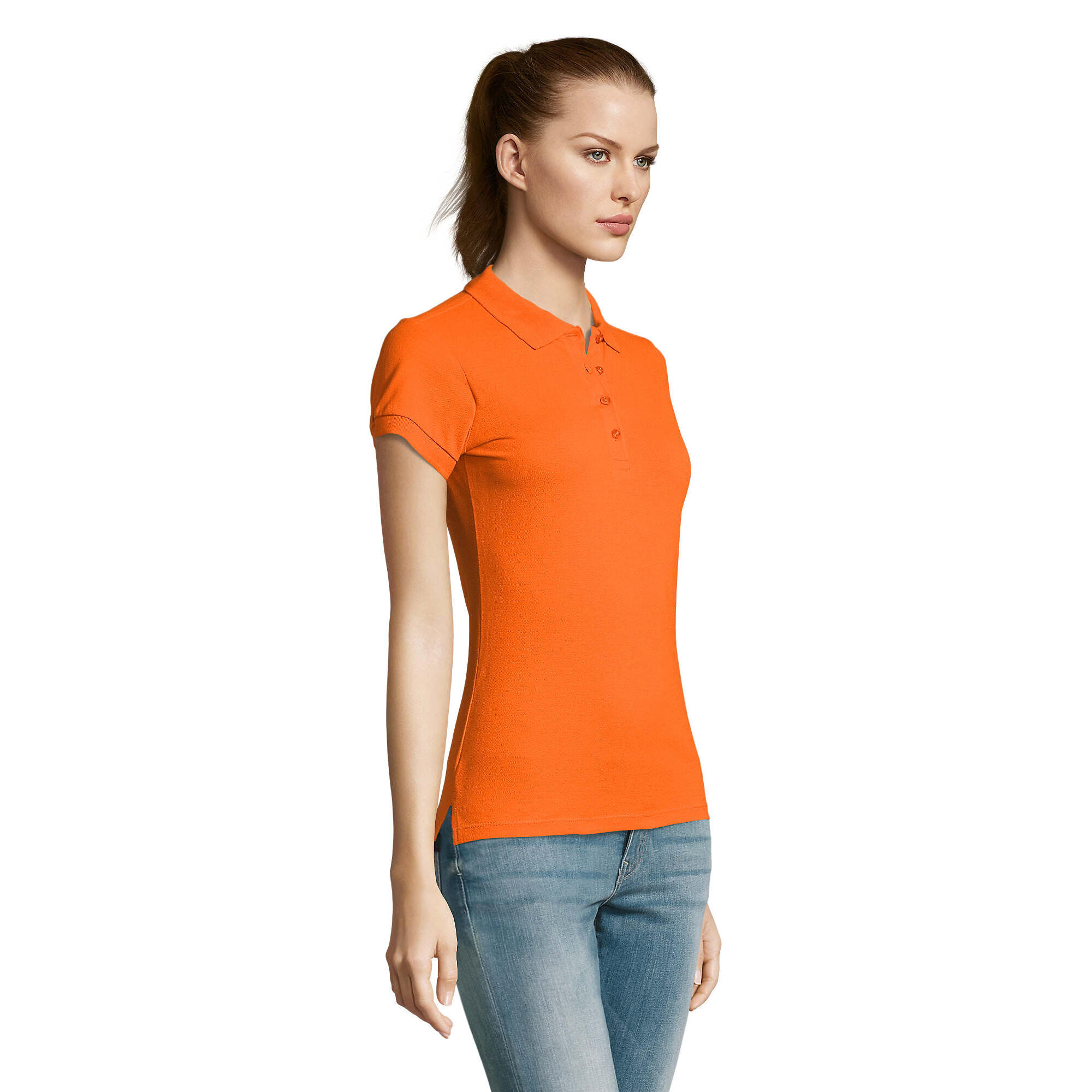 Polo PASSION Femme (Orange) 3/4