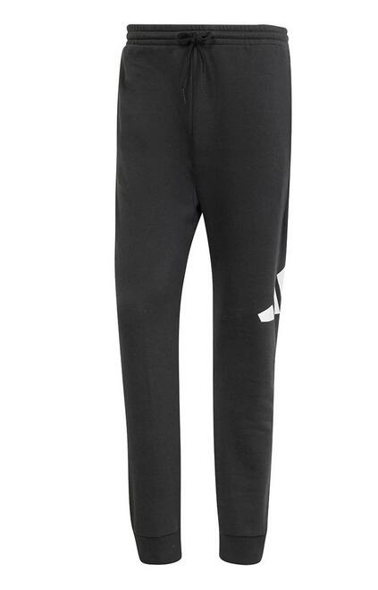 Pantalone uomo adidas essentials big logo french terry - nero 4/5