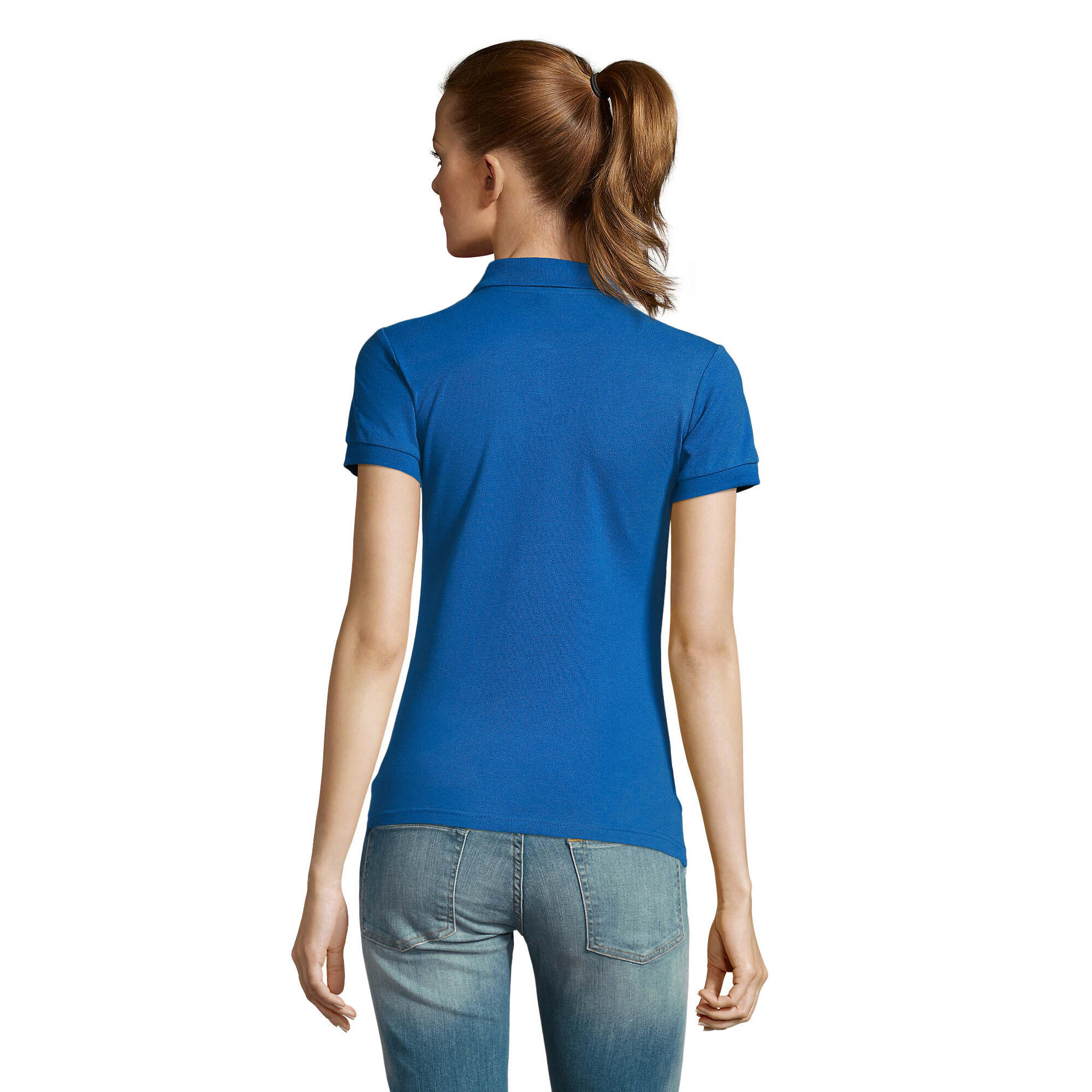 Polo PASSION Femme (Bleu Roi) 2/4