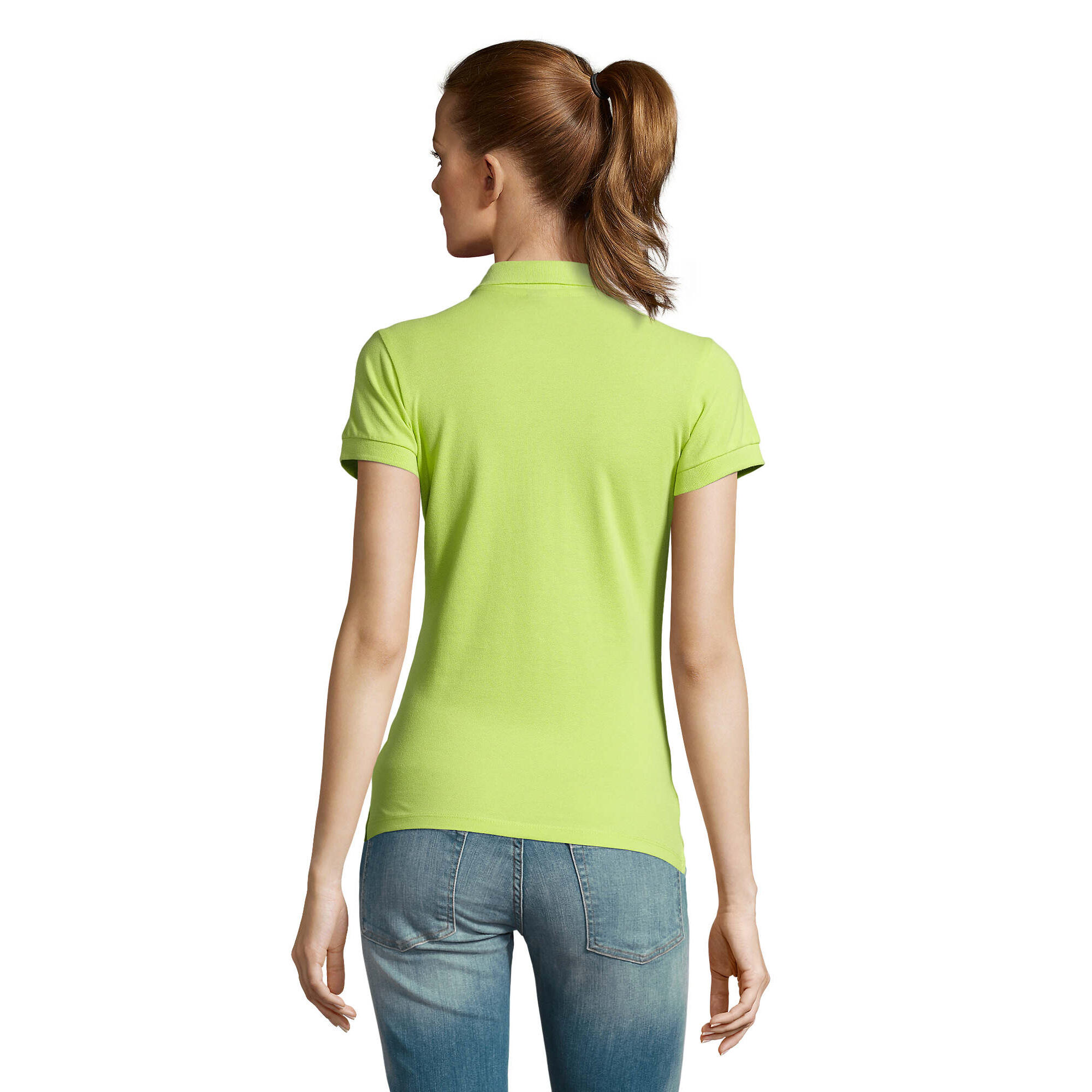 Polo PASSION Femme (Vert Pomme) 2/4