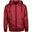 Casaco Windrunner para adultos unissexo Bordeaux / Preto